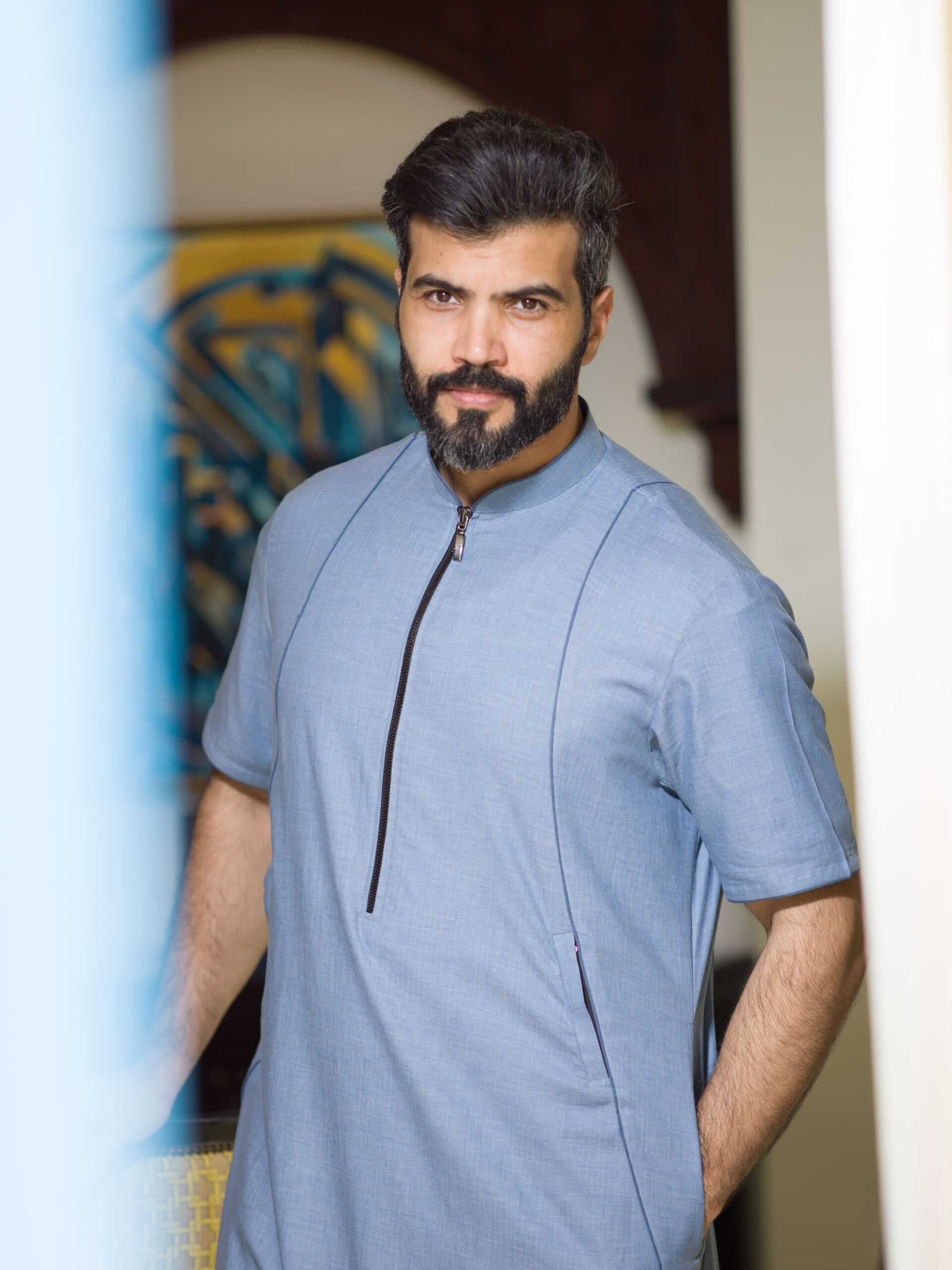 جلابية سحاب أمامى - Zip Front - الصورة 5